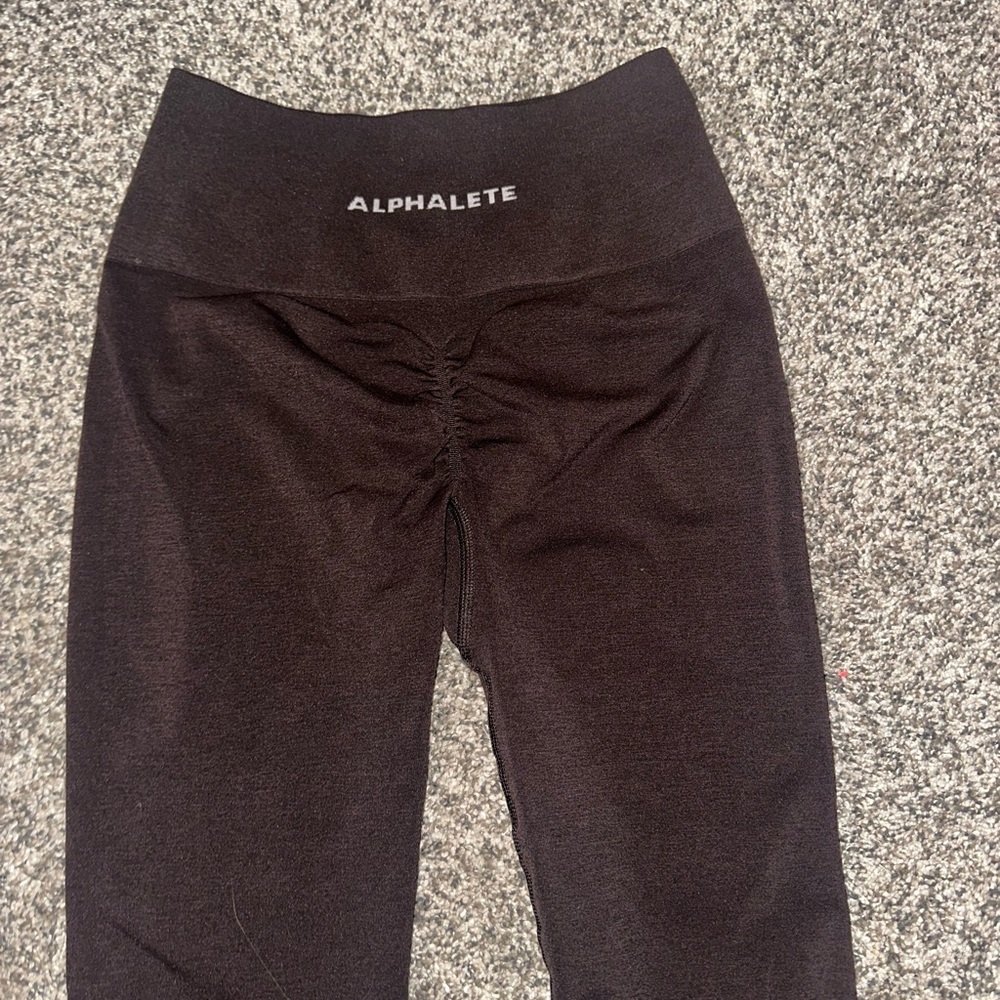 ALPHALETE Amplify Leggings Chocolate Size S